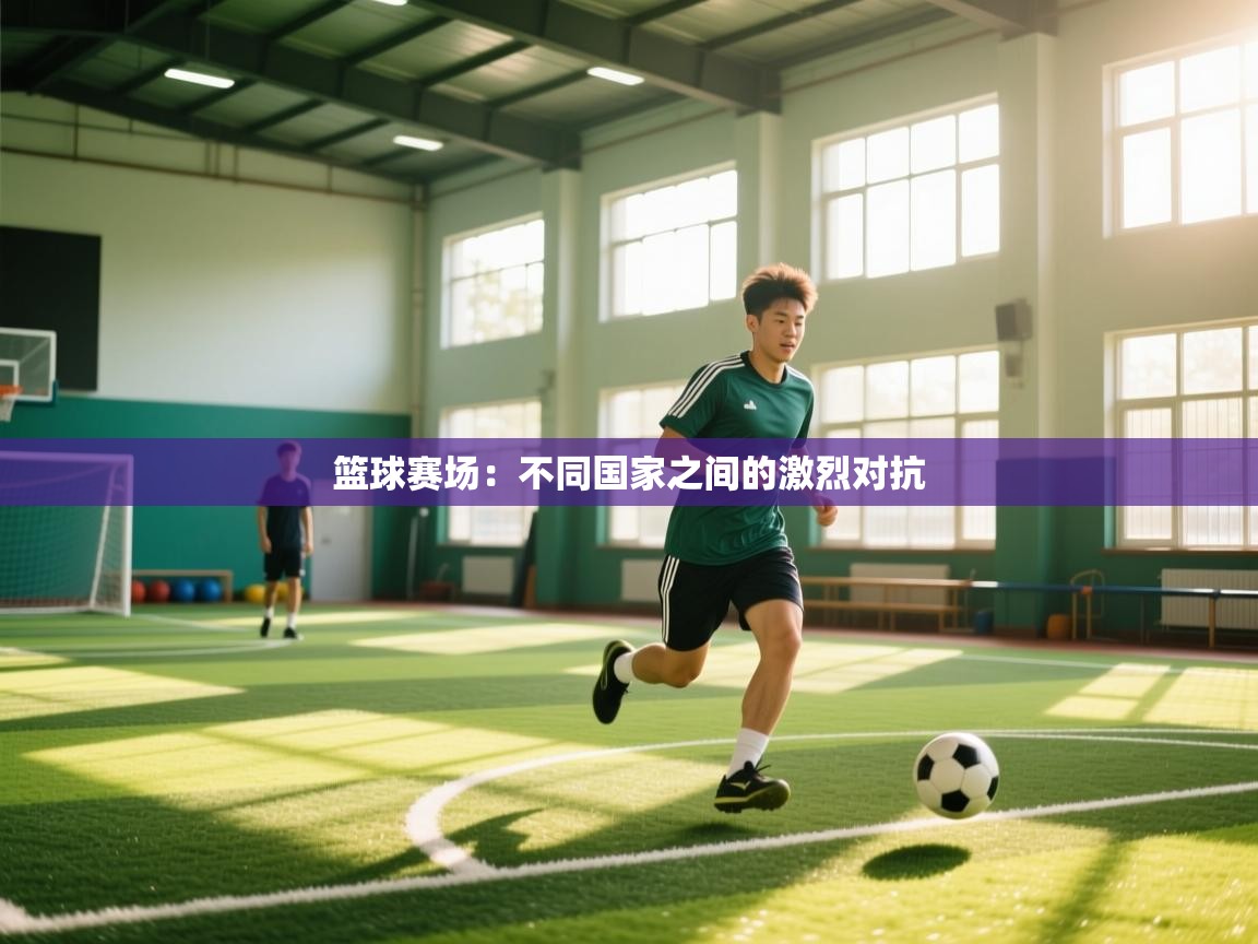篮球赛场：不同国家之间的激烈对抗